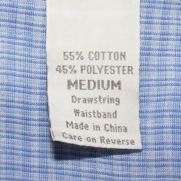 CHRISTIAN DIOR Pajama Top, M, VINTAGE, Blue Plaid/Check, Button front, Pockets - Picture 7 of 10